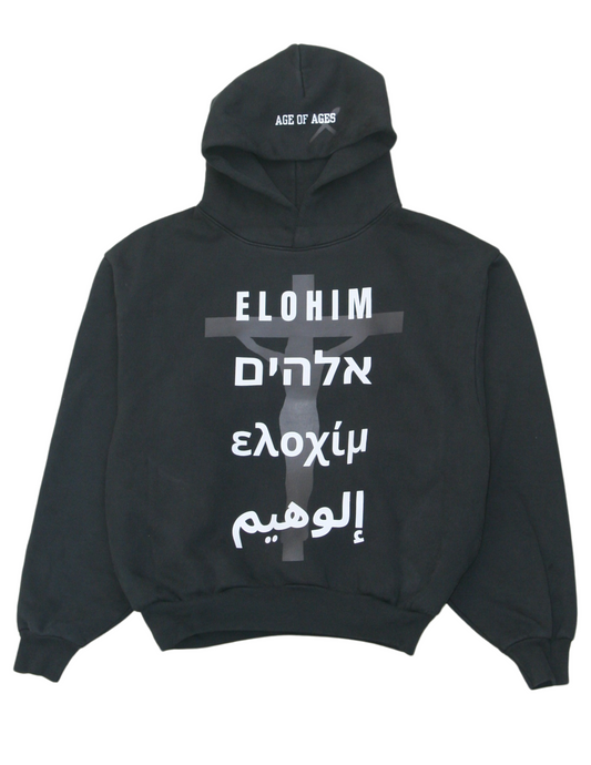 Garment Dye Plush Fleece Hooded Pullover Sweatshirt